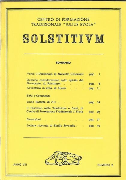 SOLSTITIVM ANNO VIII - N.2