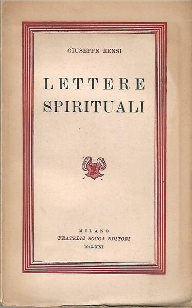 LETTERE SPIRITUALI