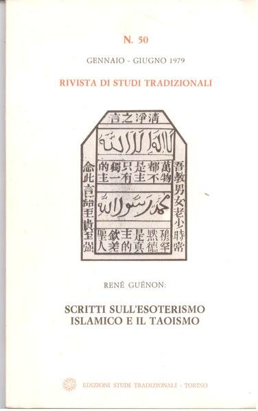 RIVISTA DI STUDI TRADIZIONALI N.50 - GEN/GIU 1979