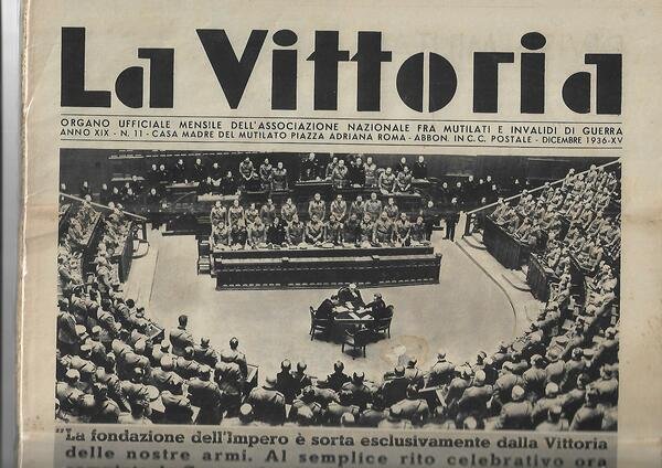 LA VITTORIA - ANNO XIX 1936 - ANNATA COMPLETA