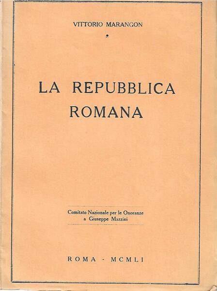 LA REPUBBLICA ROMANA