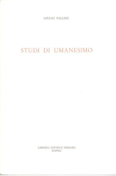 STUDI DI UMANESIMO