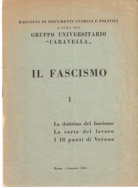 IL FASCISMO