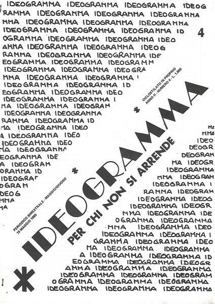 IDEOGRAMMA - MAG/GIU 1985 N. 4 -ANNO II