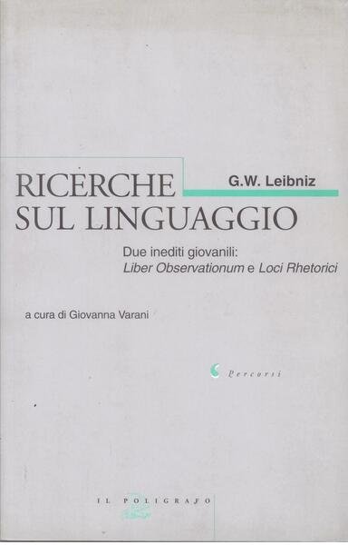 RICERCHE SUL LINGUAGGIO