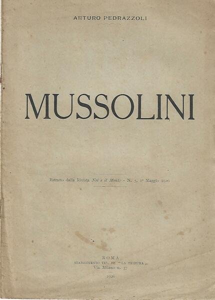 MUSSOLINI