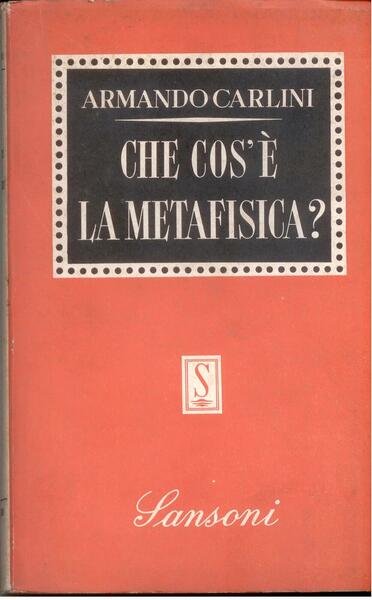 CHE COS'E' METAFISICA