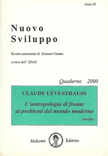 NUOVO SVILUPPO - ANNO III