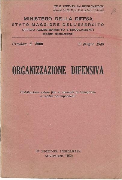 ORGANIZZAZIONE DIFENSIVA