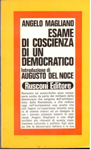 ESAME DI COSCIENZA DI UN DEMOCRATICO