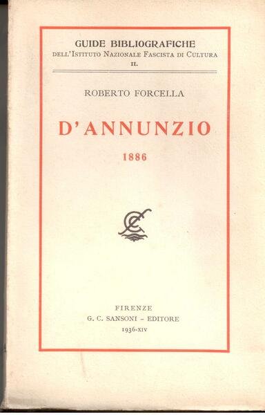 D'ANNUNZIO 1886