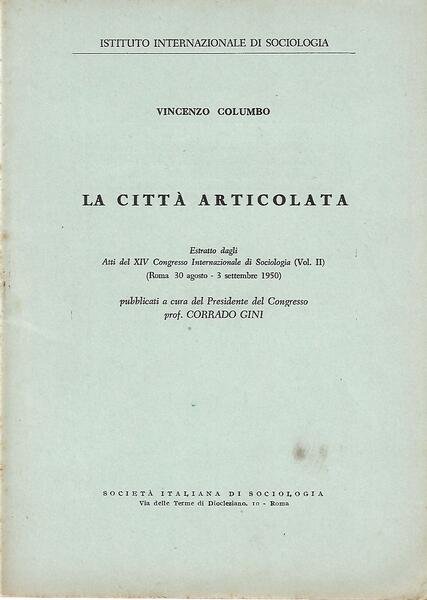 LA CITTA' ARTICOLATA