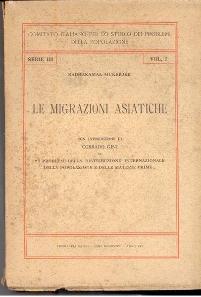 LE MIGRAZIONI ASIATICHE