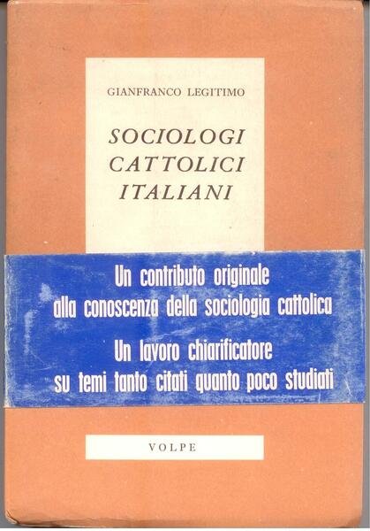 SOCIOLOGI CATTOLICI ITALIANI