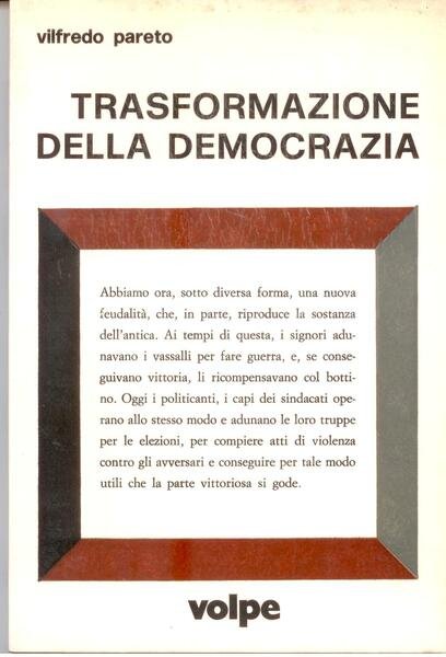 TRASFORMAZIONE DELLA DEMOCRAZIA