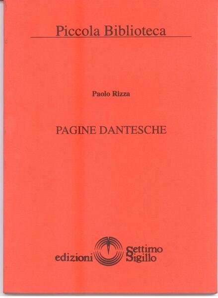 PAGINE DANTESCHE