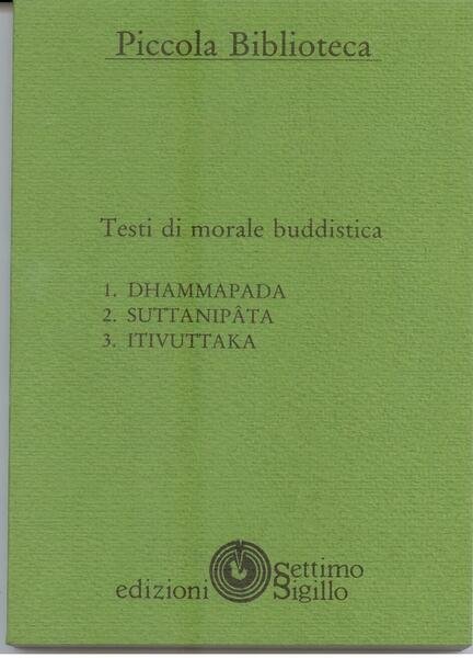 TESTI DI MORALE BUDDISTICA.