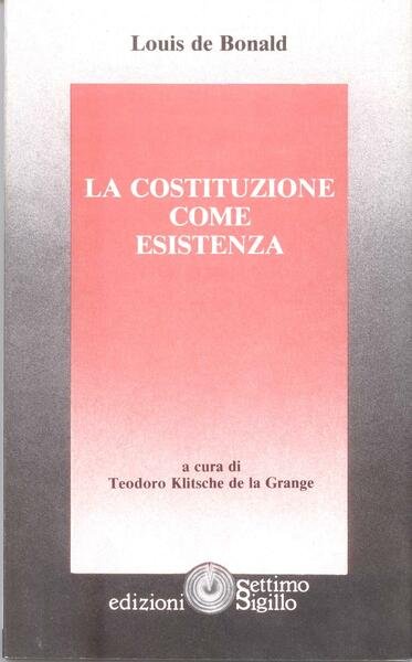 LA COSTITUZIONE COME ESISTENZA