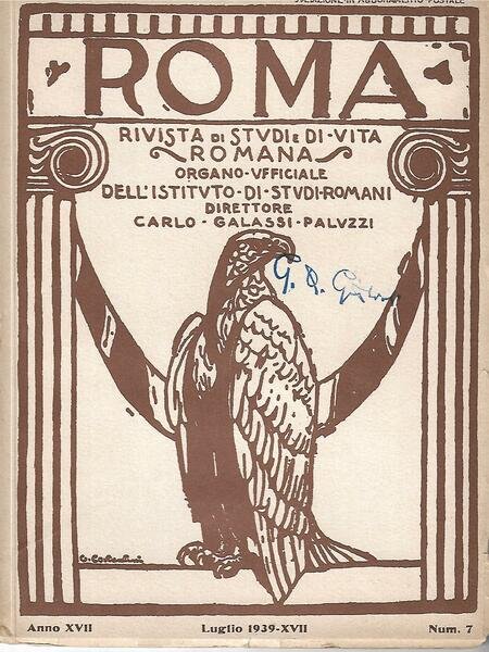 ROMA - ANNO XVII-N.7 - LUGLIO 1939