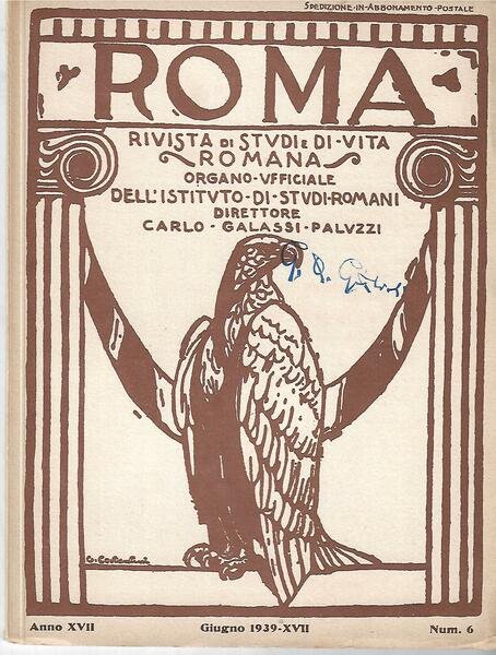 ROMA - ANNO XVII-N.6 - GIUGNO 1939