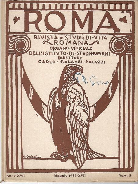 ROMA - ANNO XVII-N.5 - MAGGIO 1939