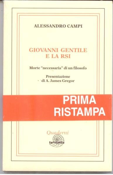 GIOVANNI GENTILE E LA RSI