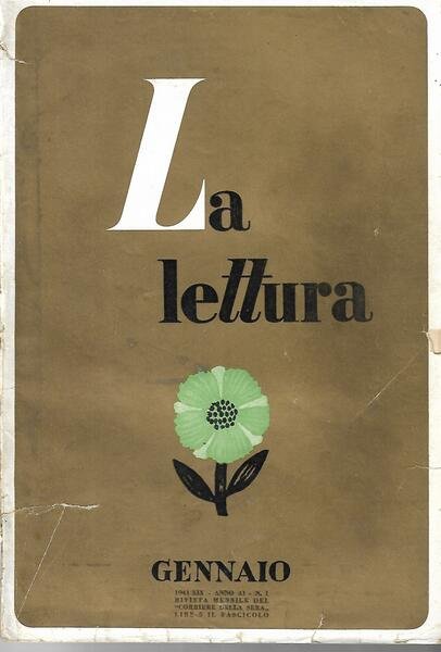 LA LETTURA ANNO 41 N. 1 - GENNAIO 1941