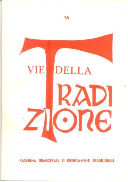 VIE DELLA TRADIZIONE N. 16