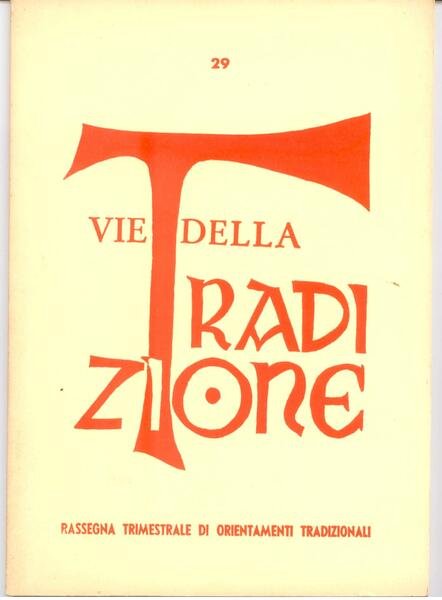 VIE DELLA TRADIZIONE N. 29