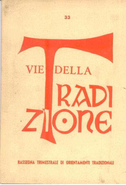 VIE DELLA TRADIZIONE N. 33