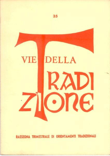 VIE DELLA TRADIZIONE N. 35