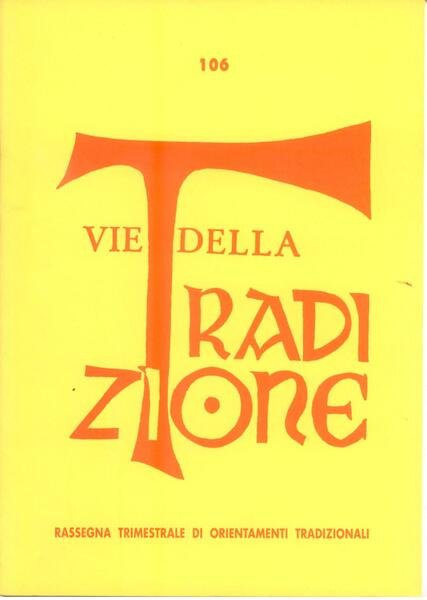 VIE DELLA TRADIZIONE N. 106