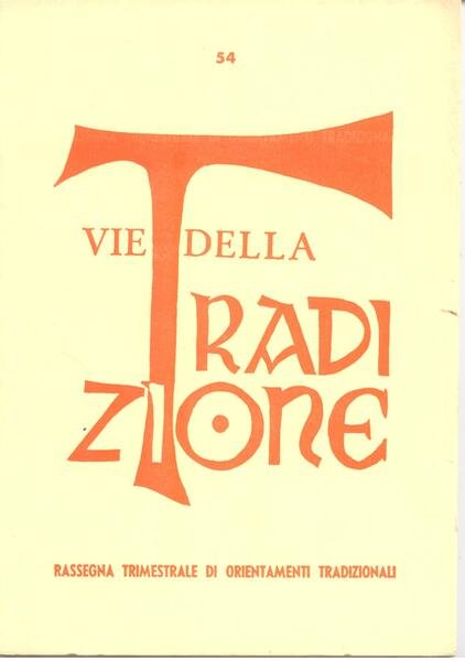 VIE DELLA TRADIZIONE N. 54