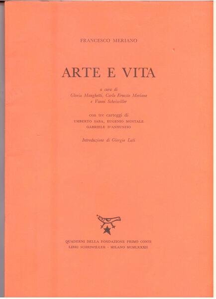 ARTE E VITA