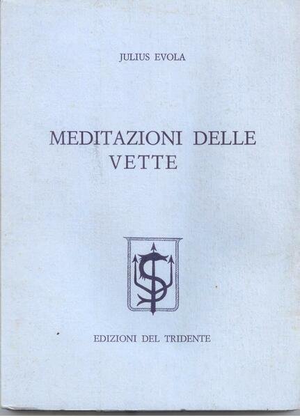 MEDITAZIONI DELLE VETTE