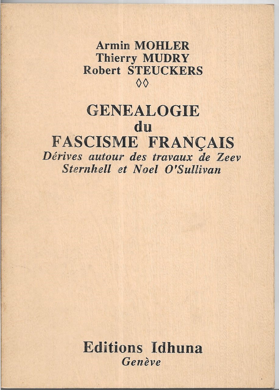 genealogie du fascisme francais