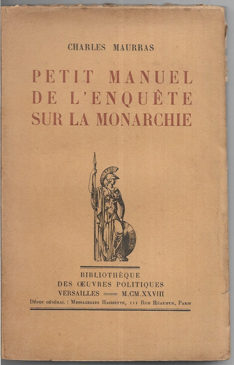 Petit manuel de l'enquete sur la monarchie
