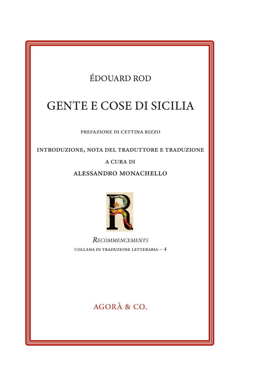 Gente e cose di Sicilia. Ediz. italiana e francese