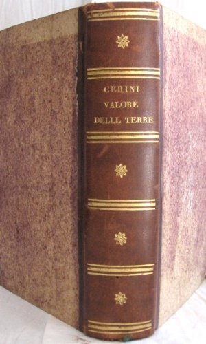 Analisi dell’assoluto valore delle terre. Derivata da rapporti di economia …