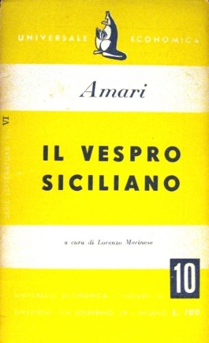 Il vespro siciliano. A cura di Lorenzo Marinese.