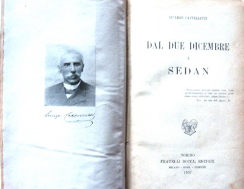 Dal due dicembre a Sedan.