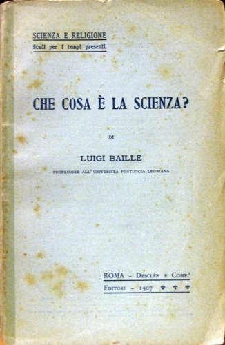 Che cosa è la scienza?