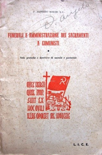 Funerali e amministrazione dei sacramenti a comunisti. Note pratiche e …