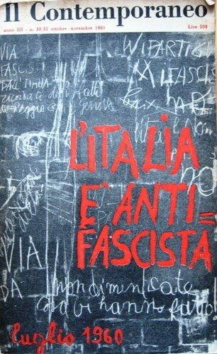 Il Contemporaneo. L’Italia è antifascista.