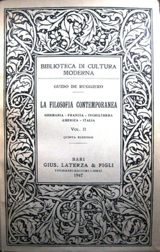 La filosofia contemporanea. Volume II. La filosofia anglo-americana - La …