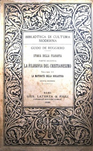 Storia della filosofia. Parte seconda. La filosofia del Cristianesimo. Volume …