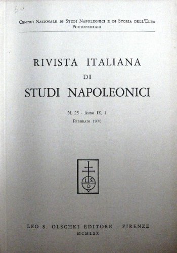 Rivista italiana di studi napoleonici.