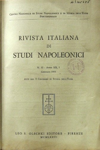 Rivista italiana di studi napoleonici.