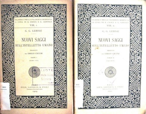 Nuovi saggi sull'intelletto umano. Tradotti da Emilio Cecchi. Prefazione di …