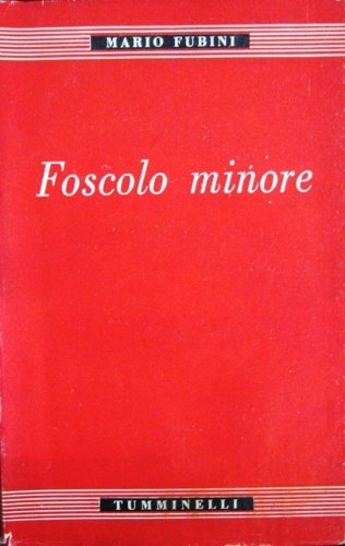 Foscolo minore.